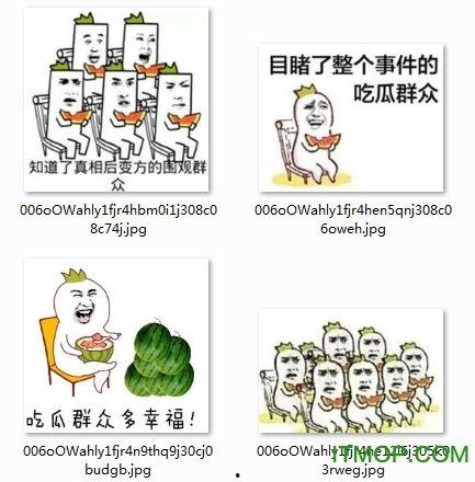 网红吃瓜表情图片可爱,可爱指数爆表！